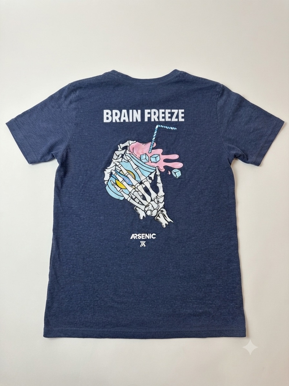 Kids Arsenic Short-Sleeve Navy Graphic Tee M 10/12
